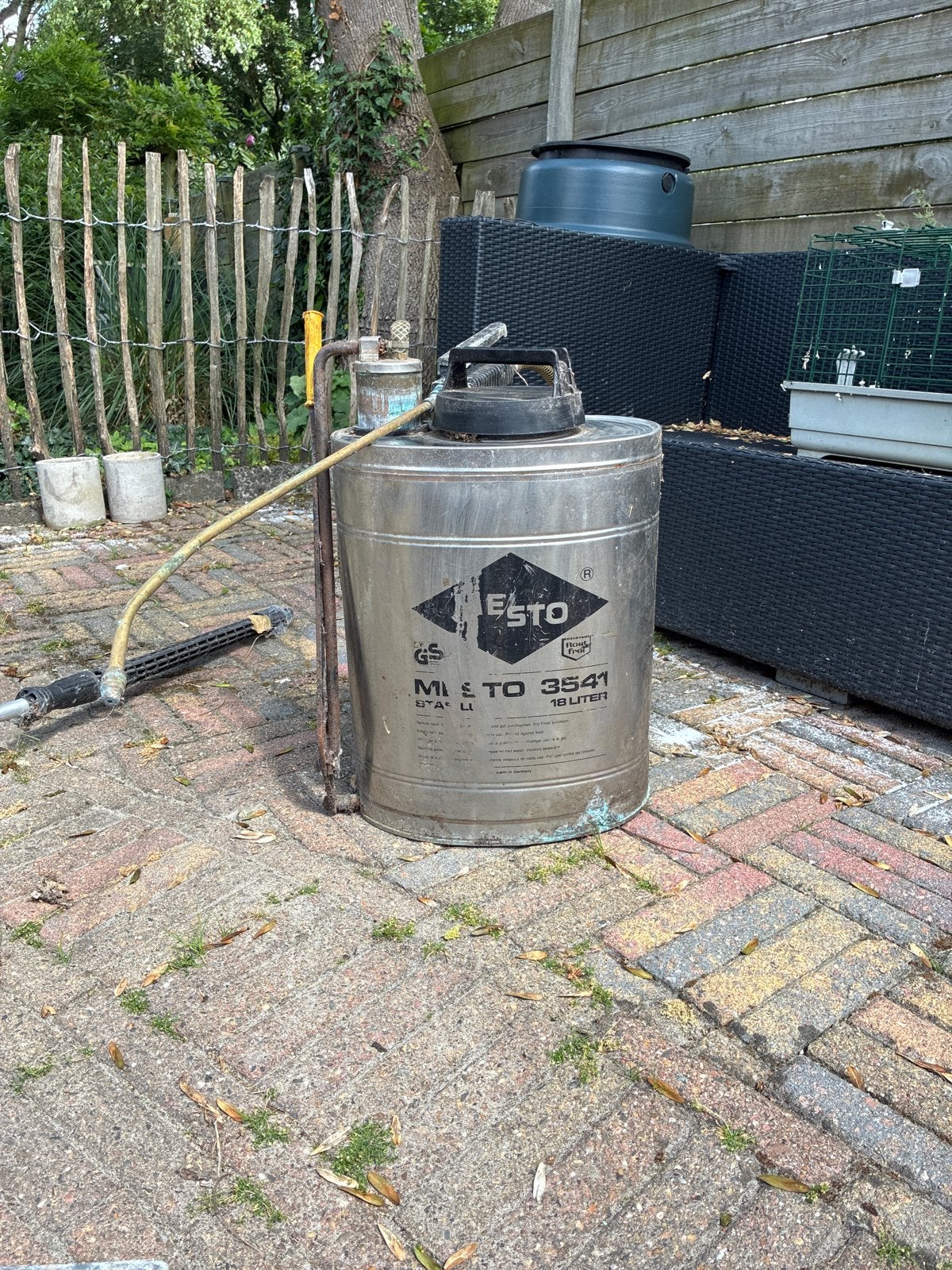 ESTO MISTO 3541 Drukspuit 10 liter - Gebruikt, Ophalen, Gebruikt, Onkruidbestrijding