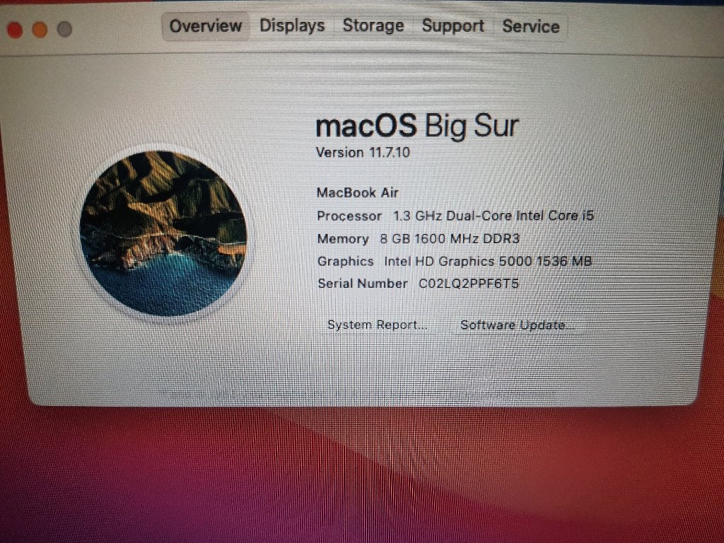 Foto 5 van Top Mark ZGAN Apple Macbook Air I5/8GB ram werkt uitstekend