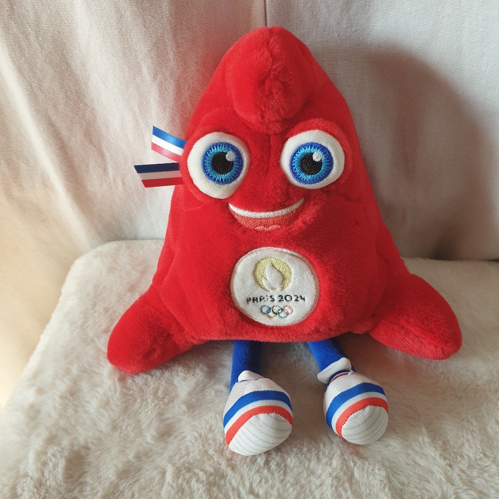Mascotte Olympische Spelen Paris 2024 knuffel h 25 cm 1309, -, -, Overige typen, Ophalen of Verzenden