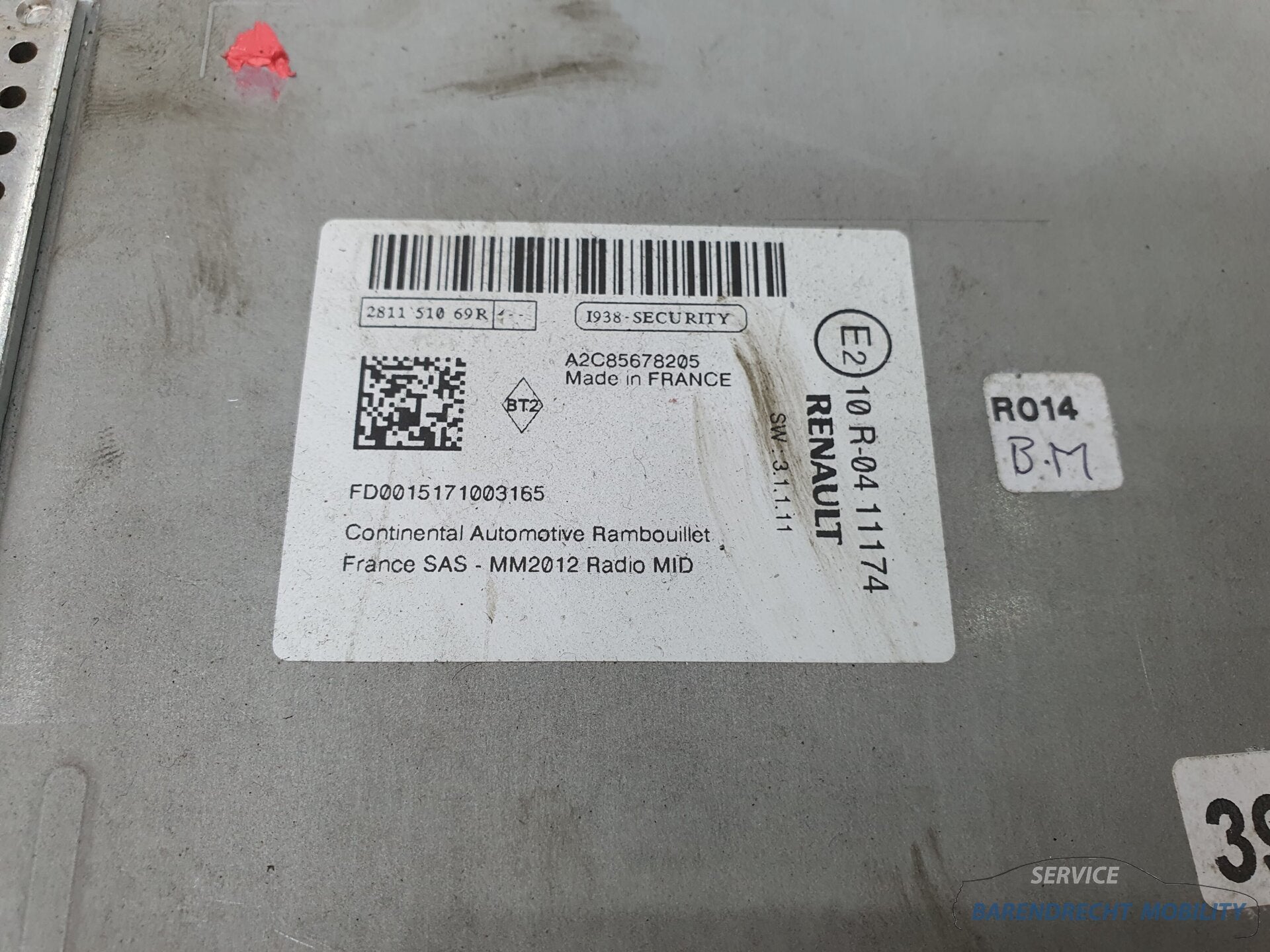 Radio module Renault Twingo III 3 281151069R multimedia syst, Renault Group, Gebruikt, Contact.group@renault.com, Renault