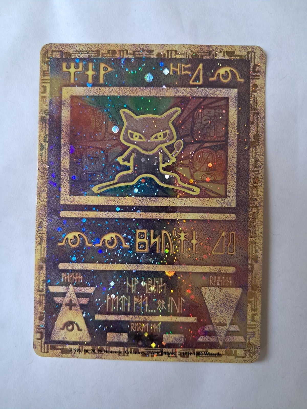 Ancient Mew Promo, Ophalen of Verzenden, Zo goed als nieuw, Losse kaart, Foil
