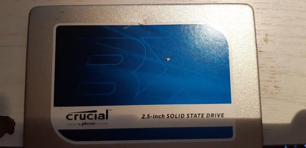SSD 128 GB Crucial €12,00, Computers en Software, Gebruikt, Ophalen of Verzenden, Crucial, Laptop