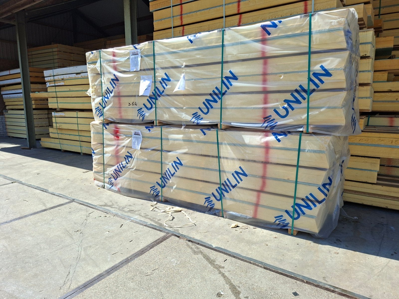 dakplaten b keus unilin sw gips 360x60cm 24st rd 7, Ophalen, Zo goed als nieuw, 100 mm of meer