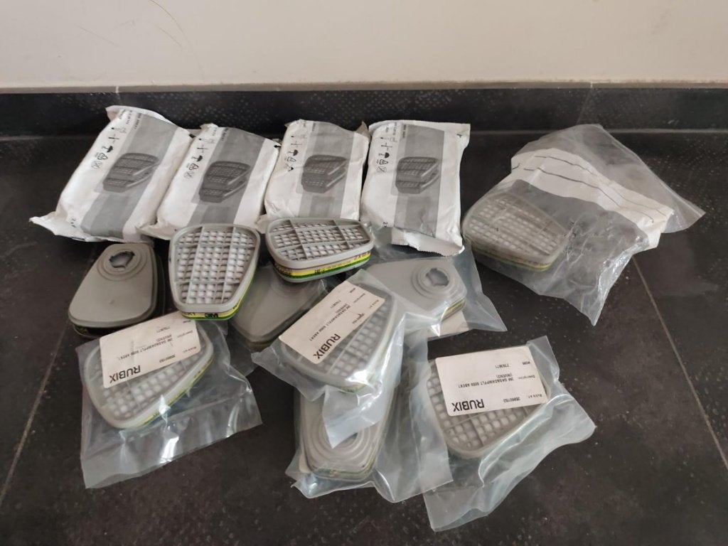 3M 6059 ABEK1 gas- en dampfilters - 9 sets van 2