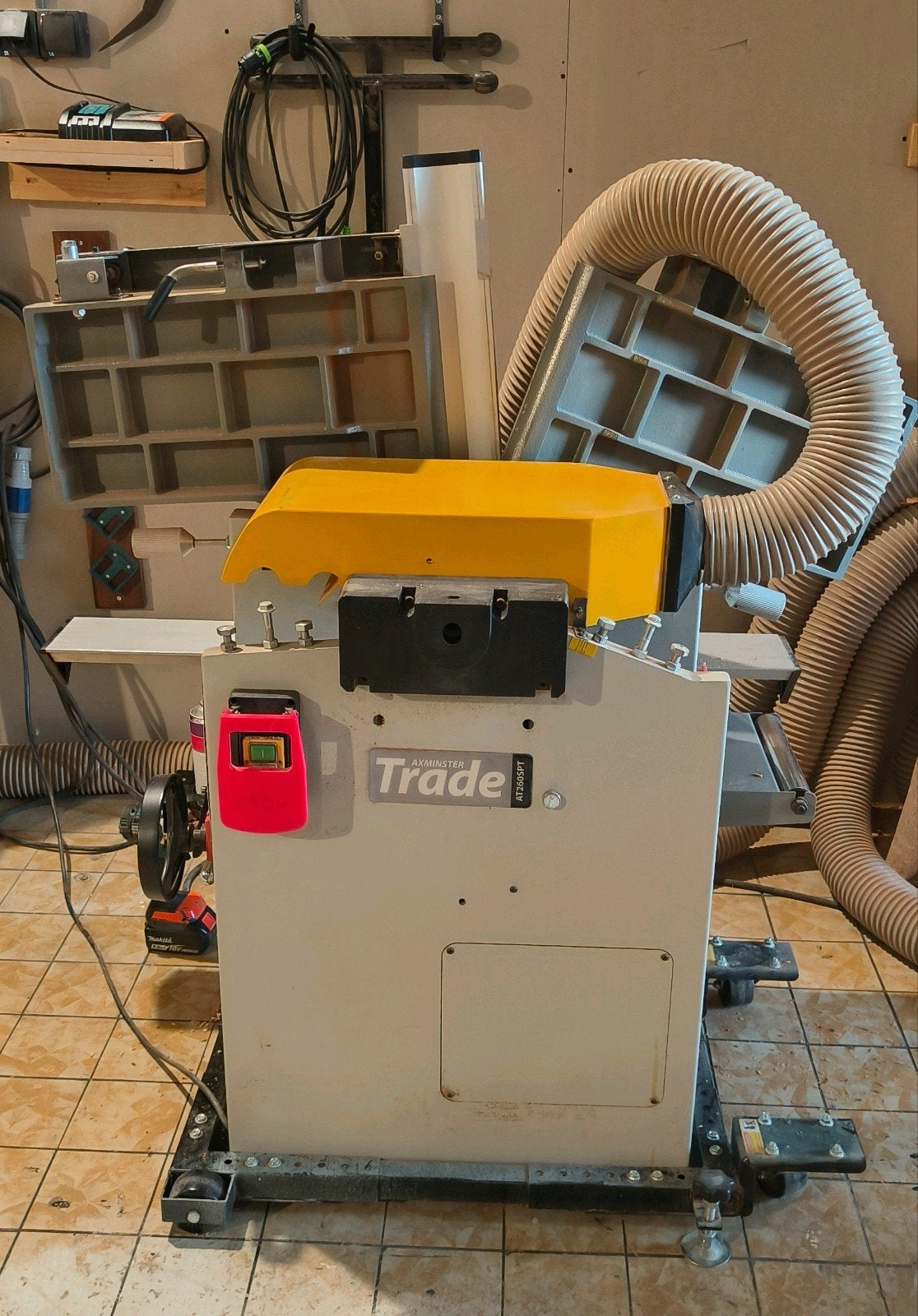 vlak- Vandiktebank Axminster trade AT260SPT + ONDERSTEL, Ophalen, Gebruikt, Elektrisch