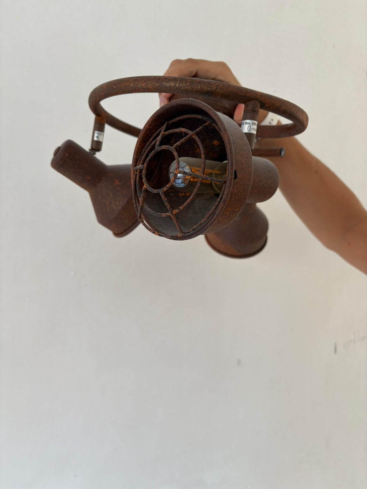 Plafondlamp, Ophalen, E14 (klein), Plafondlamp, Bruin