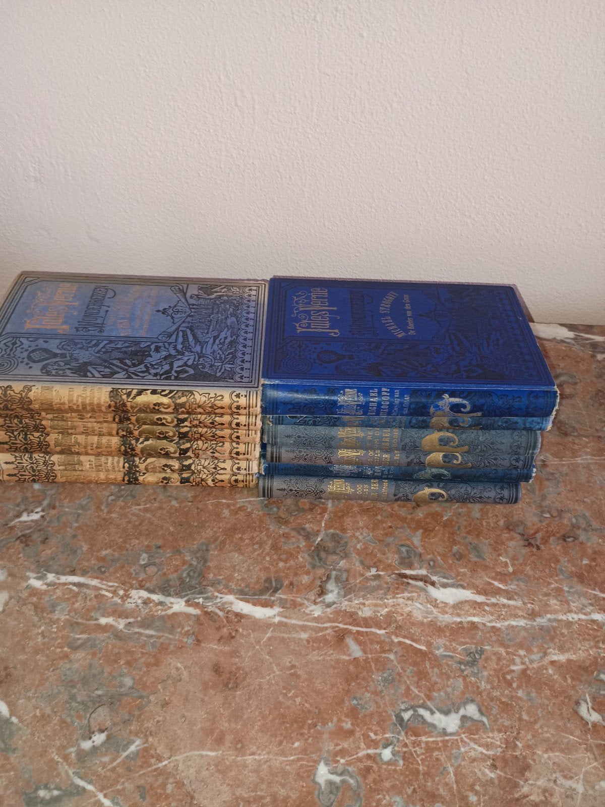 12 boeken Jules verne. 4 p St of samen voor 40 euro, Ophalen