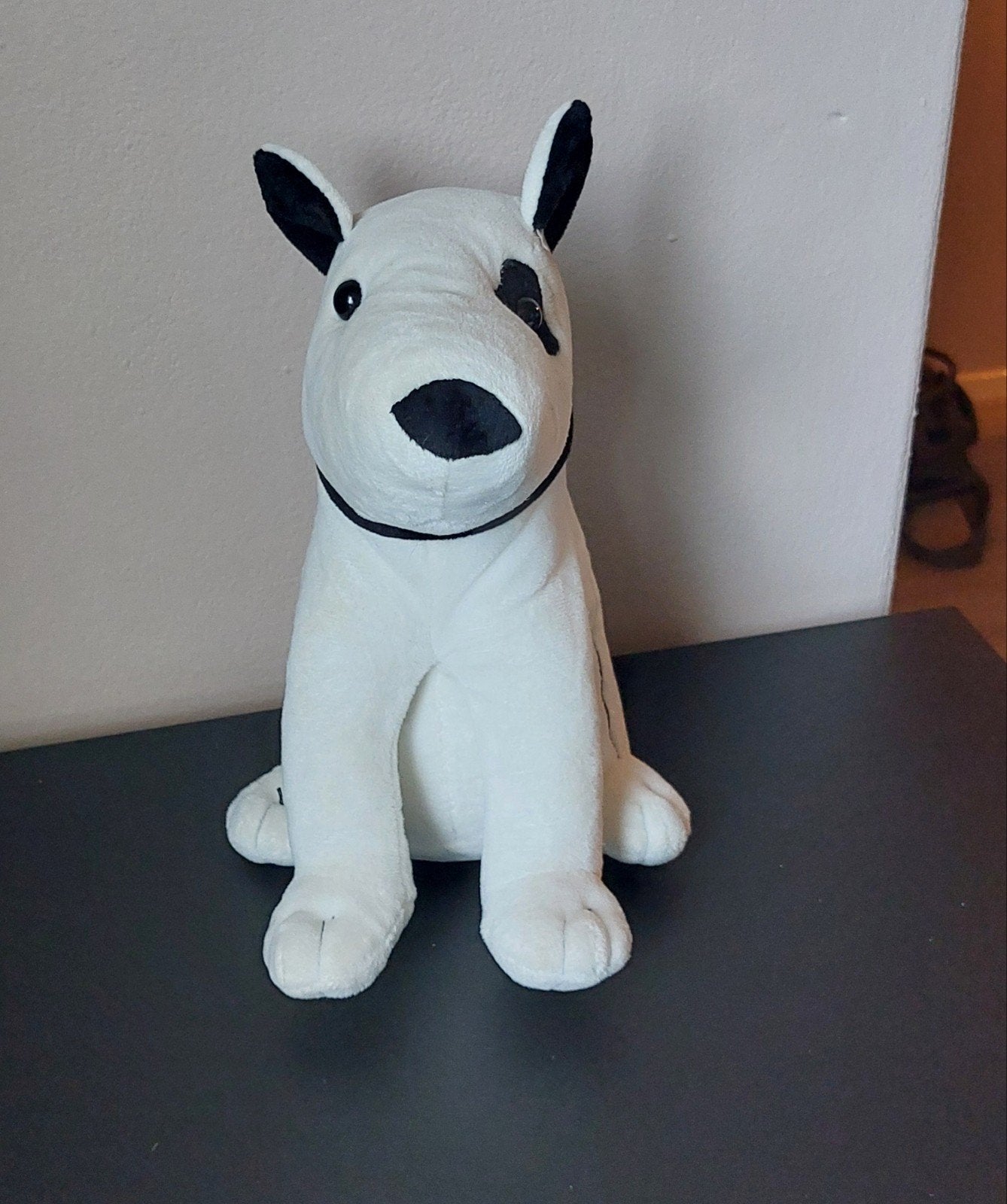 Leuke witte Bull Terrier deurstopper, Binnen, Gebruikt, Textiel, Ophalen