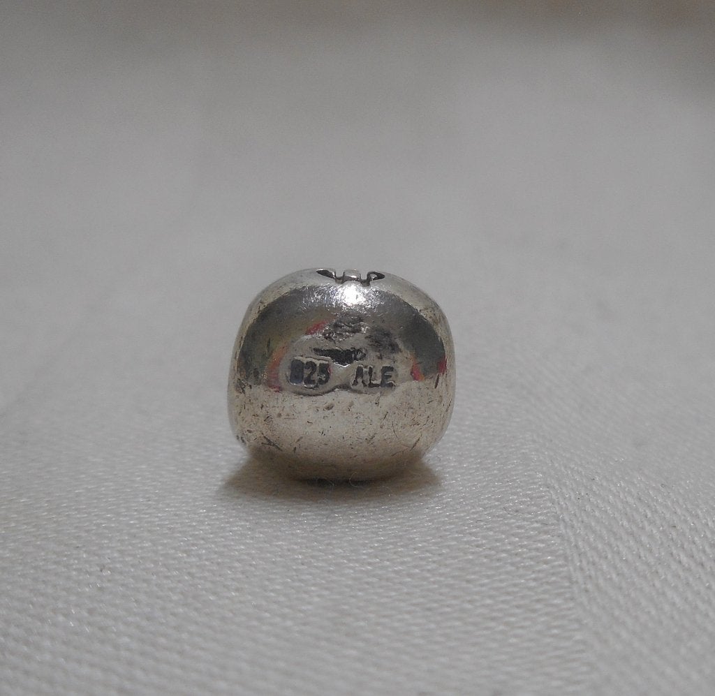 Zilveren Pandora bedel Geldbuidel nr.055, Verzenden, Pandora, Zo goed als nieuw, 1 bedel