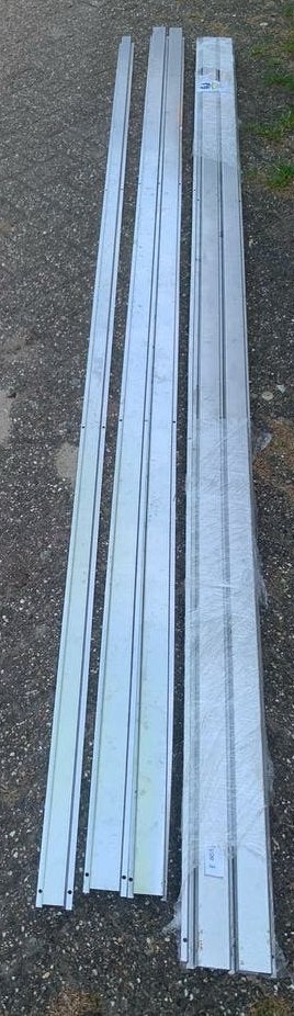 7 stuks Wortech Type 3 Aluminium profielen rvs  - Type 3, Doe-het-zelf en Verbouw, Ophalen, Nieuw, Overige typen, Rvs