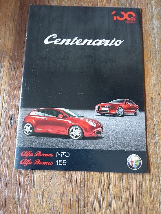 Alfa MTO en 159 Centenario uitvoering + Prijzen 4 / 2010, Verzenden, Zo goed als nieuw, Alfa Romeo