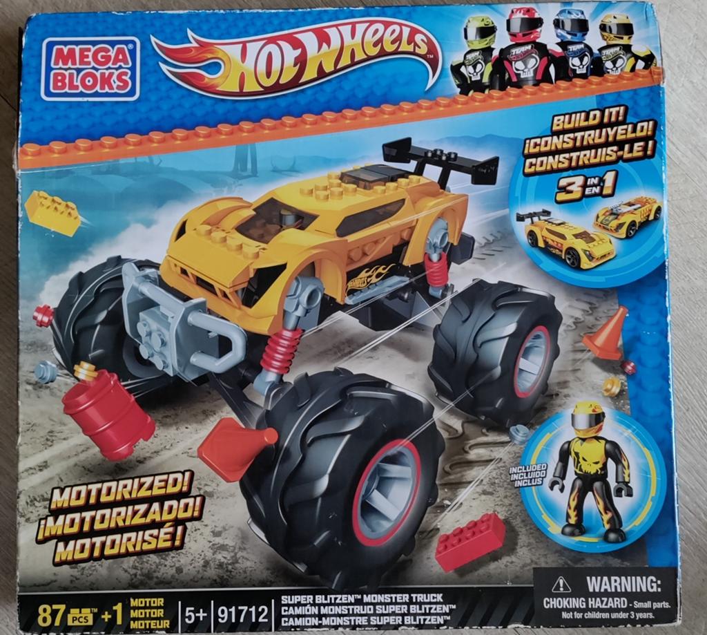 Hot Wheels,3 in 1 bouwpakket,MegaBloks,auto,rebuild car, Ophalen of Verzenden, Nieuw
