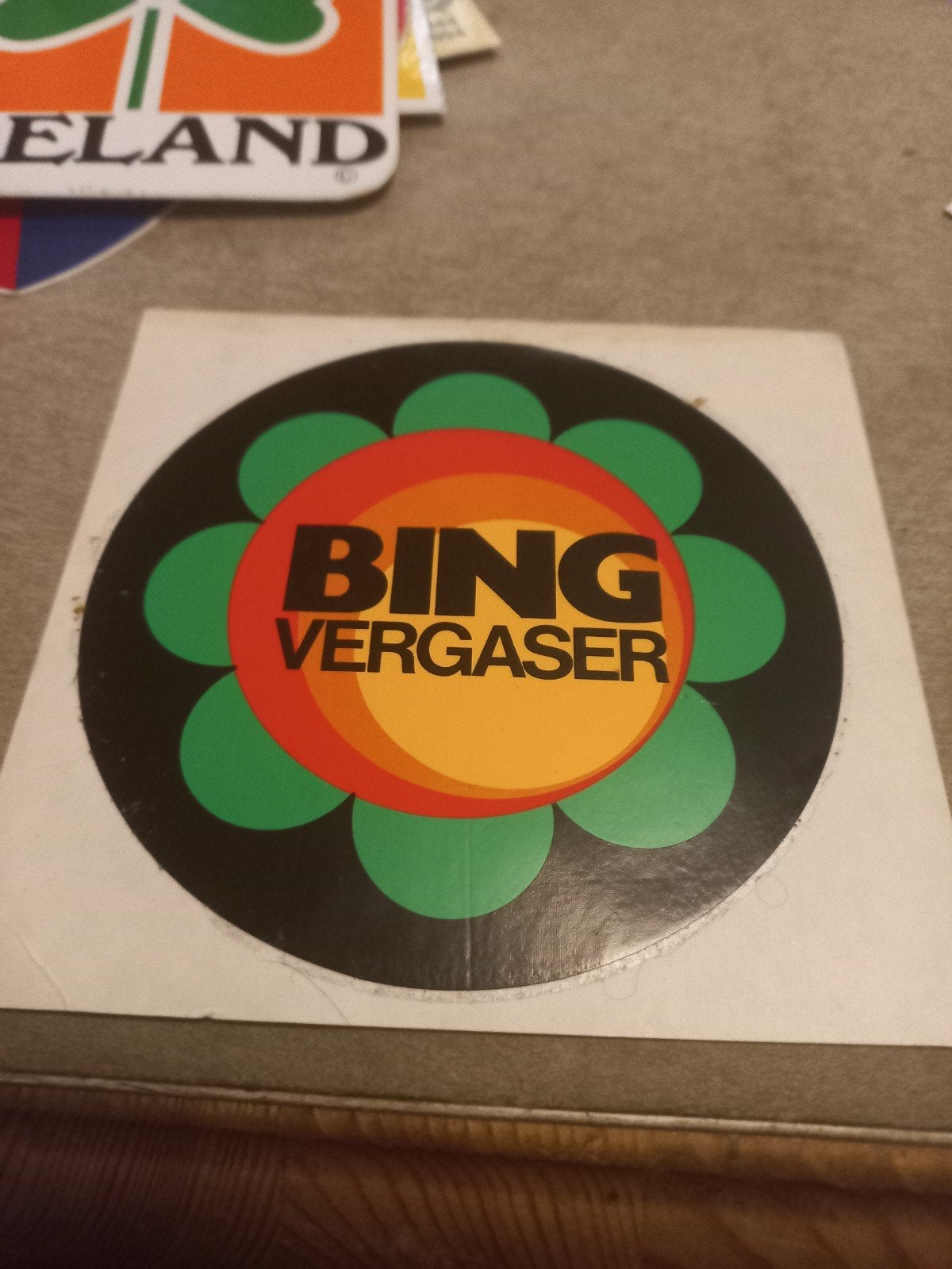 Vintage Bing Vergaser Sticker - Zeldzaam verzamelobject, Ophalen of Verzenden