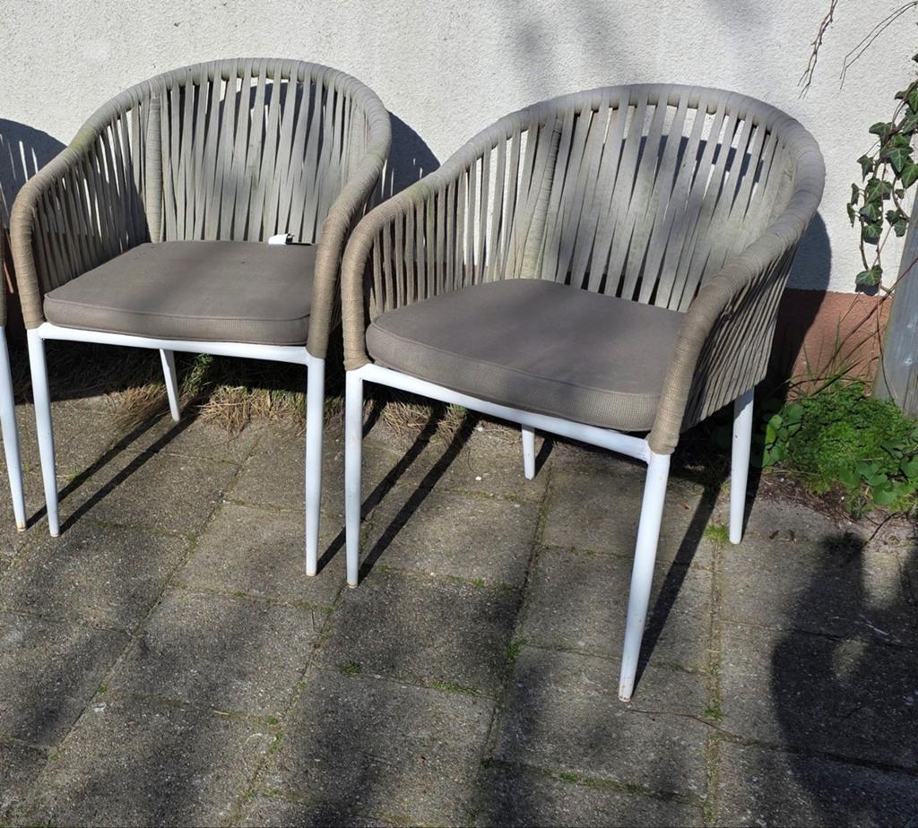Twee tuinstoelen, Ophalen, Gebruikt, Kunststof