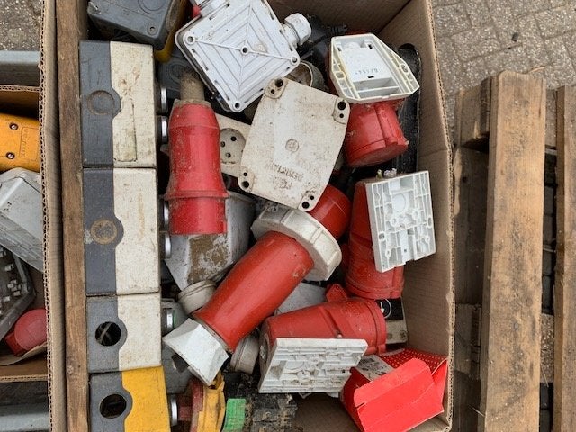 stekkers en contrastekkers 380 volt, Ophalen of Verzenden, Gebruikt