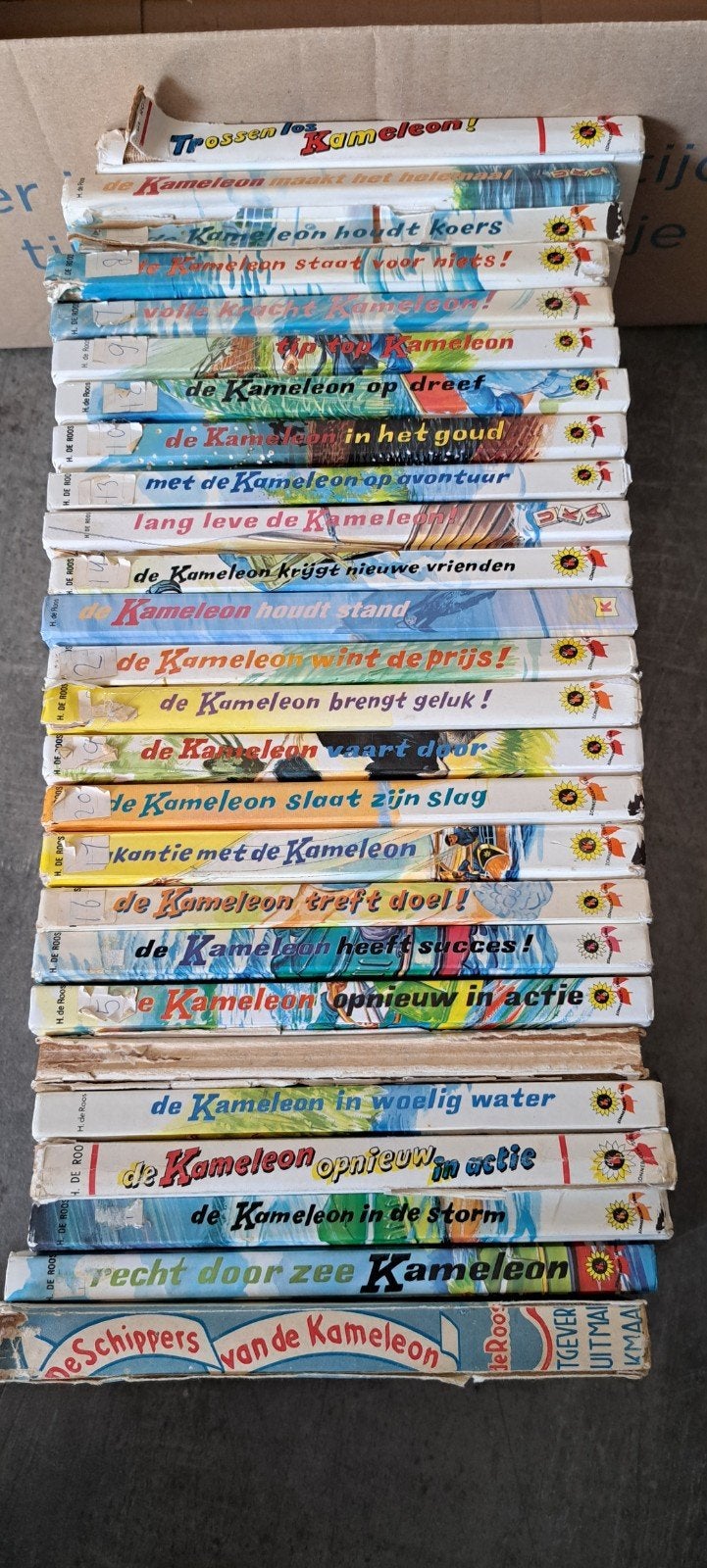 Partij Kameleon-boeken..., Ophalen of Verzenden, Gelezen