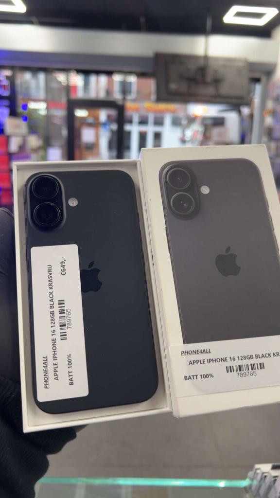 APPLE IPHONE 16 128GB  ZO GOED ALS NIEUW, Telecommunicatie, Mobiele telefoons | Apple iPhone, Zo goed als nieuw, 128 GB, Zonder abonnement