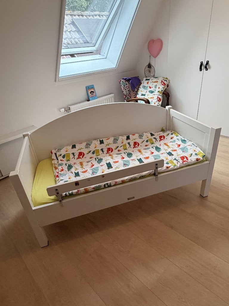 Bopita peuterbed 150x70, Gebruikt, 70 tot 85 cm, 140 tot 160 cm, Ophalen