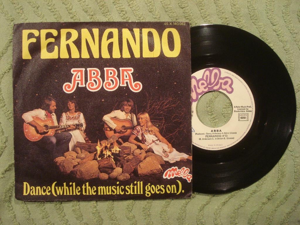 ABBA 7" Vinyl Single: ‘Fernando’ (Frankrijk), Cd's en Dvd's, Vinyl Singles, 7 inch, Single, Ophalen of Verzenden, Zo goed als nieuw