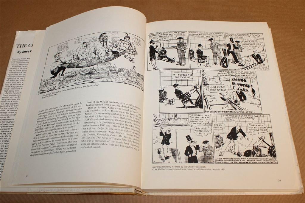 Stripkunst Geschiedenis — Comic Strip Ontwikkeling 1974, Boeken, Eén comic, Ophalen of Verzenden, Gelezen, Amerika