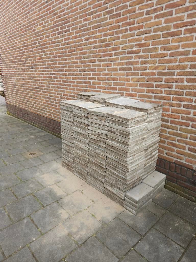 Straattegels circa 75 stuks, Ophalen, Beton, Overige typen
