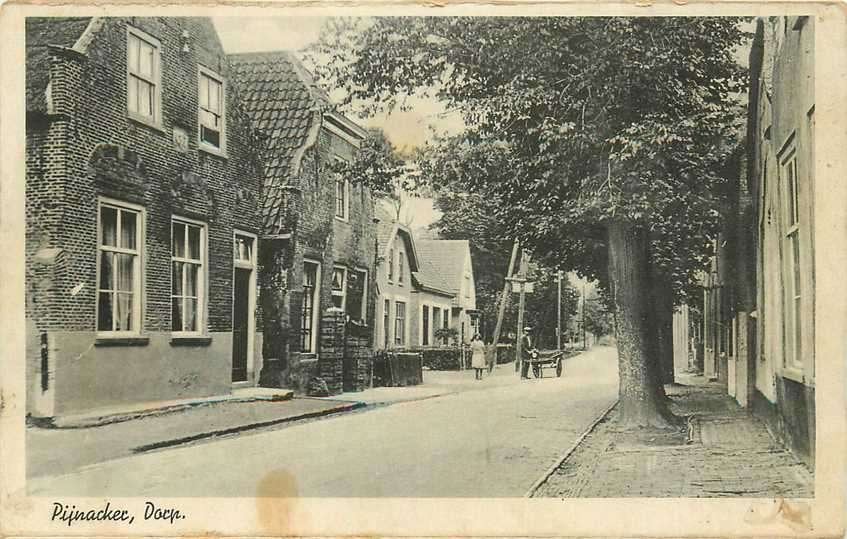 380-368-011 Pijnacker Dorp, Verzamelen, Ansichtkaarten | Nederland, Verzenden, Voor 1920, Zuid-Holland