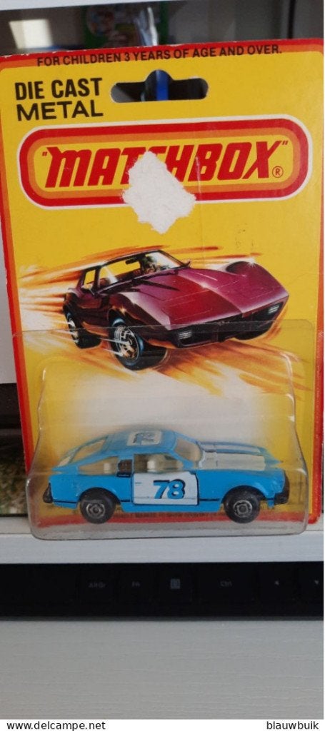 Matchbox 25g Toyota Celica GT op blisterkaart, Ophalen of Verzenden, Zo goed als nieuw, Auto