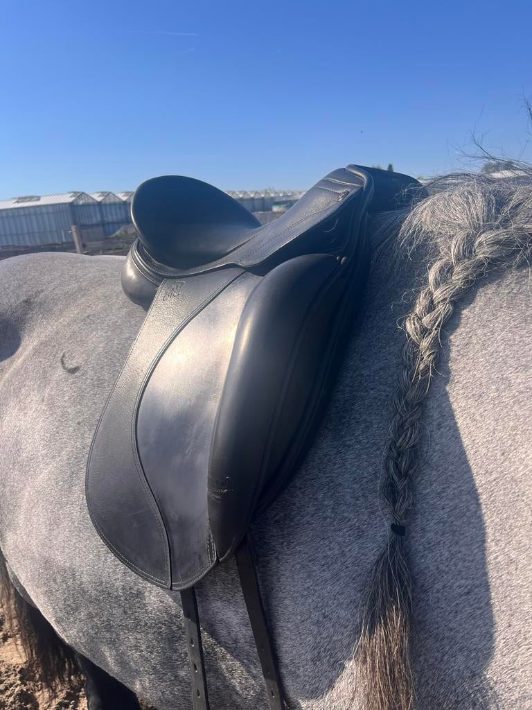 Macrider zadel 18 inch, Dieren en Toebehoren, Paarden en Pony's | Zadels, Ophalen, Gebruikt, Dressuur