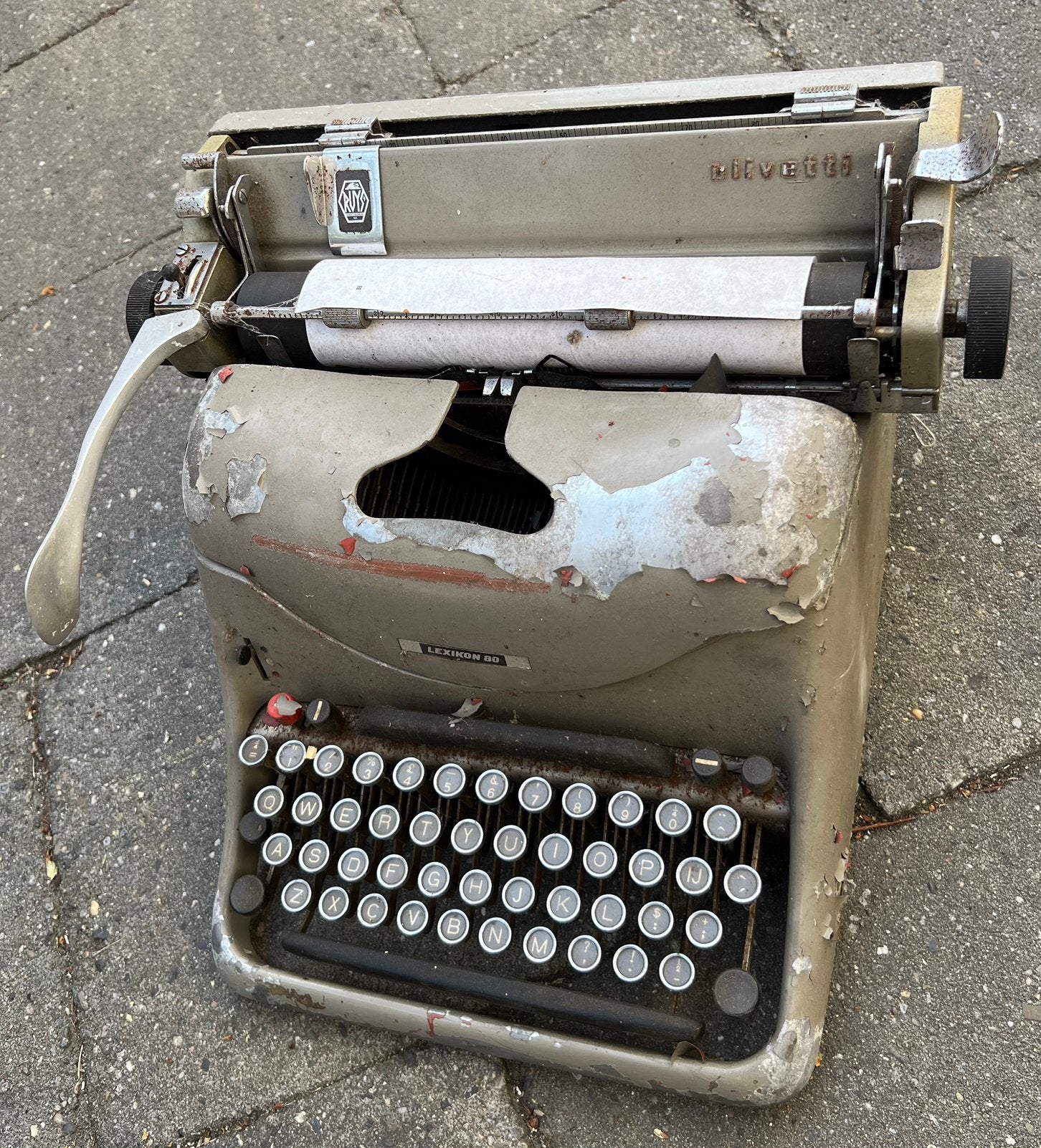 Olivetty klassieker typemachine, Diversen, Typemachines, Ophalen, Gebruikt