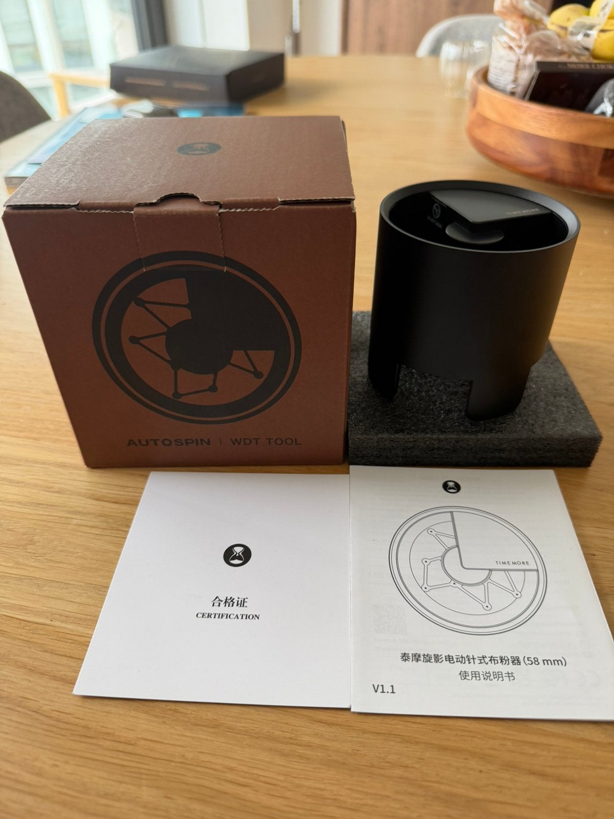 Timemore Autospin WDT tool, Witgoed en Apparatuur, Ophalen of Verzenden, Nieuw, Barista-accessoire
