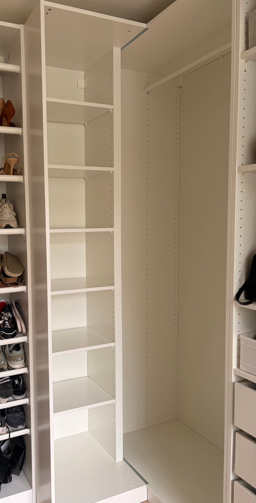 Pax kast met hoek element, Huis en Inrichting, Ophalen, Overige materialen, 100 tot 150 cm, 200 cm of meer