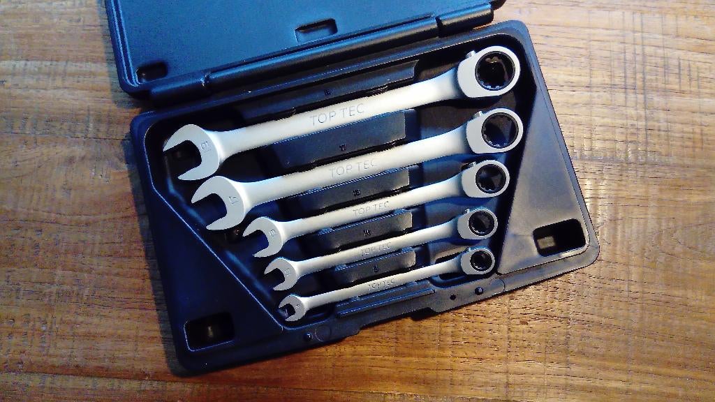 TOP TEC set steekringratelsleutels via Stahlwille, Doe-het-zelf en Verbouw, Gereedschap | Handgereedschap, Ophalen of Verzenden