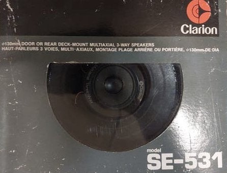 Clarion SE-531 3-weg autoluidspreker set (nieuw in doos), Auto diversen, Autospeakers, Ophalen of Verzenden, Nieuw