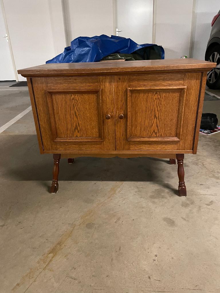 Oud kastje op pootjes diverse mogelijkheden, Ophalen, Oud vintage, Gebruikt, 50 tot 100 cm