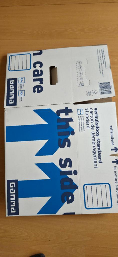 5 Gamma Verhuisdozen, Ophalen, Gebruikt, Doos