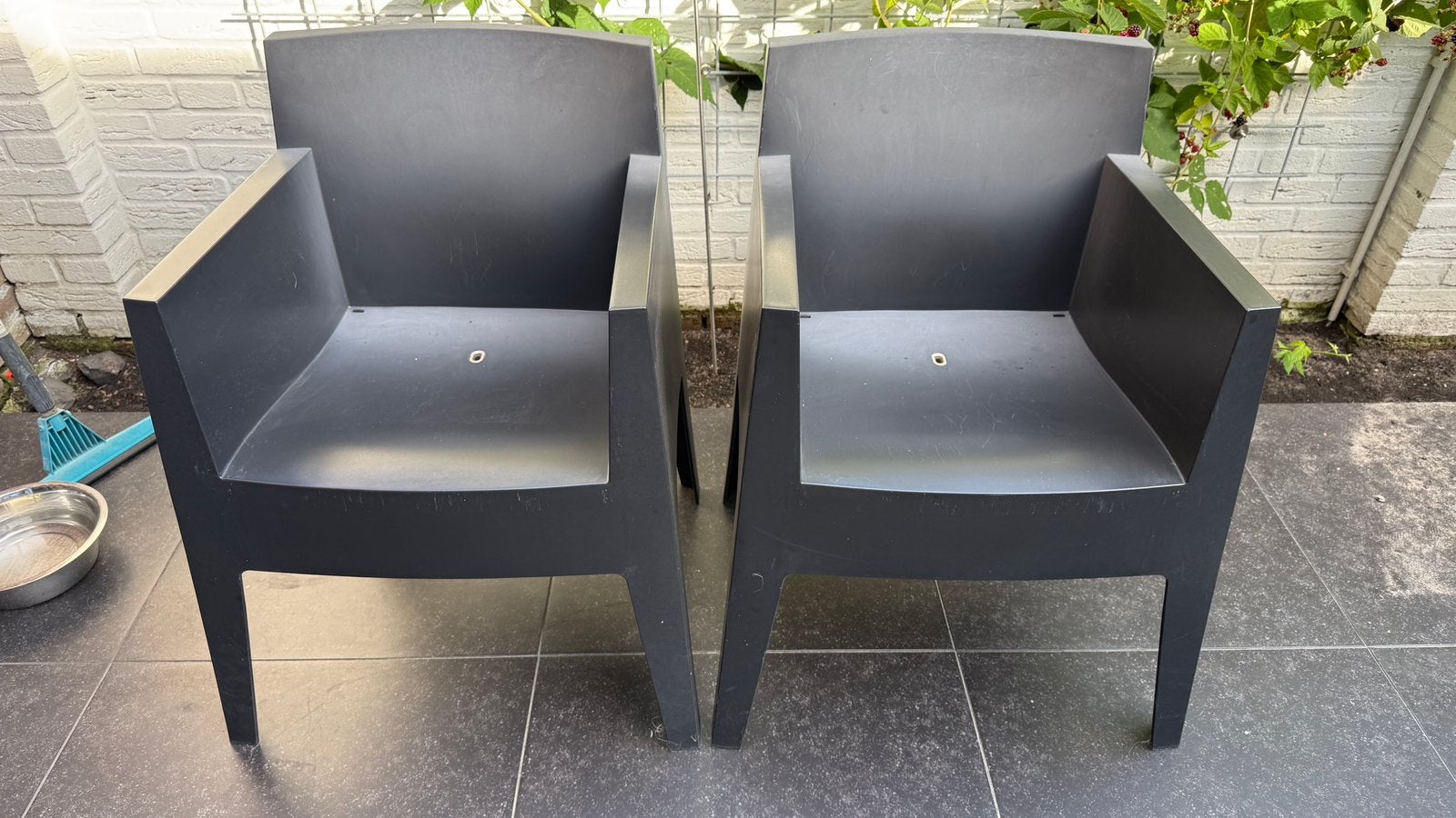 8x originele tuinstoel Toy | Philippe Starck | Driade, Ophalen, Gebruikt, Kunststof, Stapelbaar