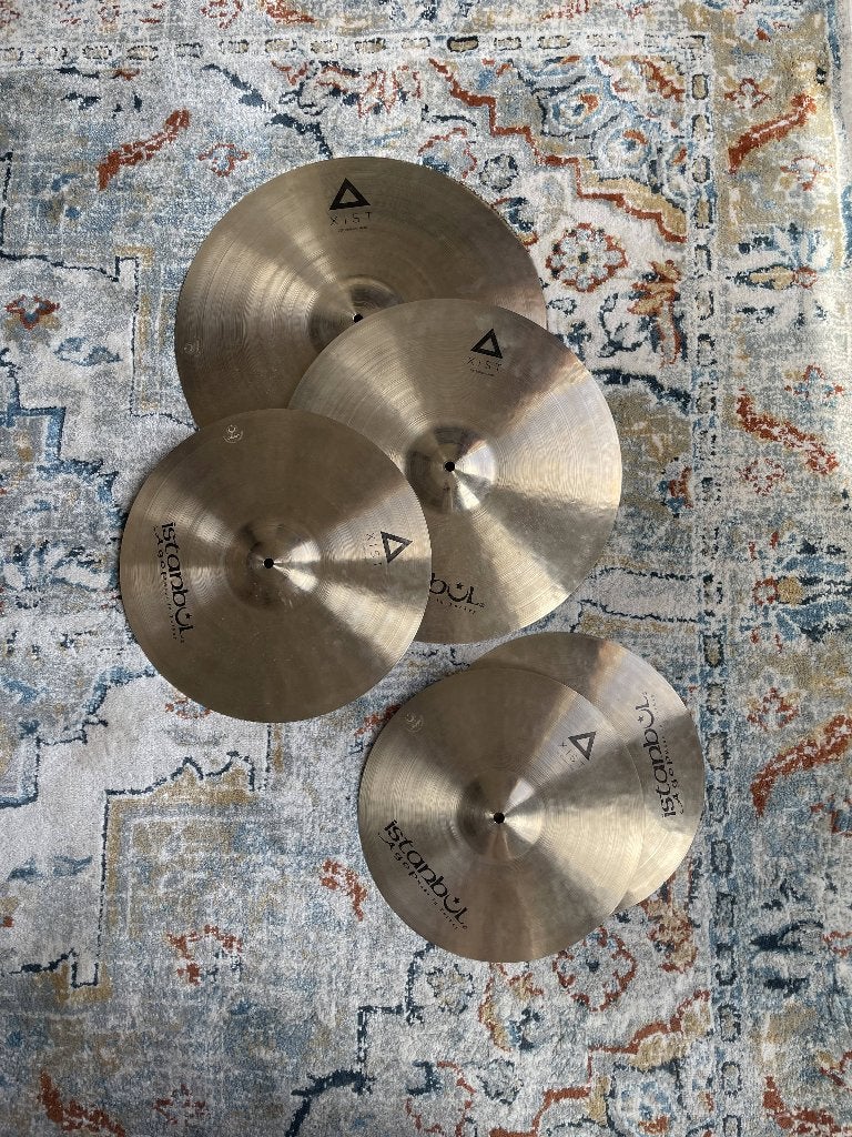 Istanbul Agop Xist Cymbal set (inclusief professionele tas), Muziek en Instrumenten, Ophalen, Gebruikt, Overige merken