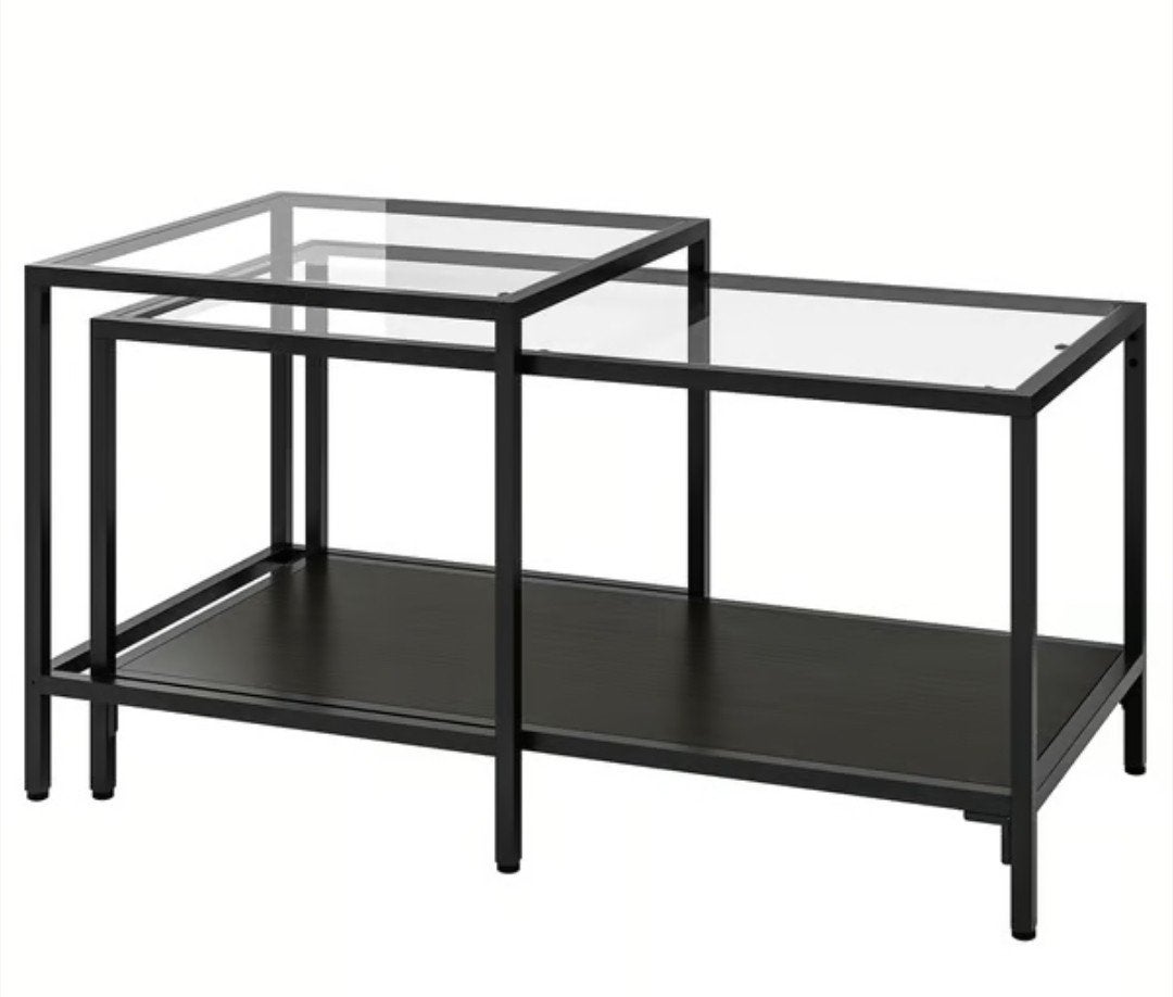 Ikea Vittsjo bijzettafel, Minder dan 55 cm, Zo goed als nieuw, Rechthoekig, Ophalen
