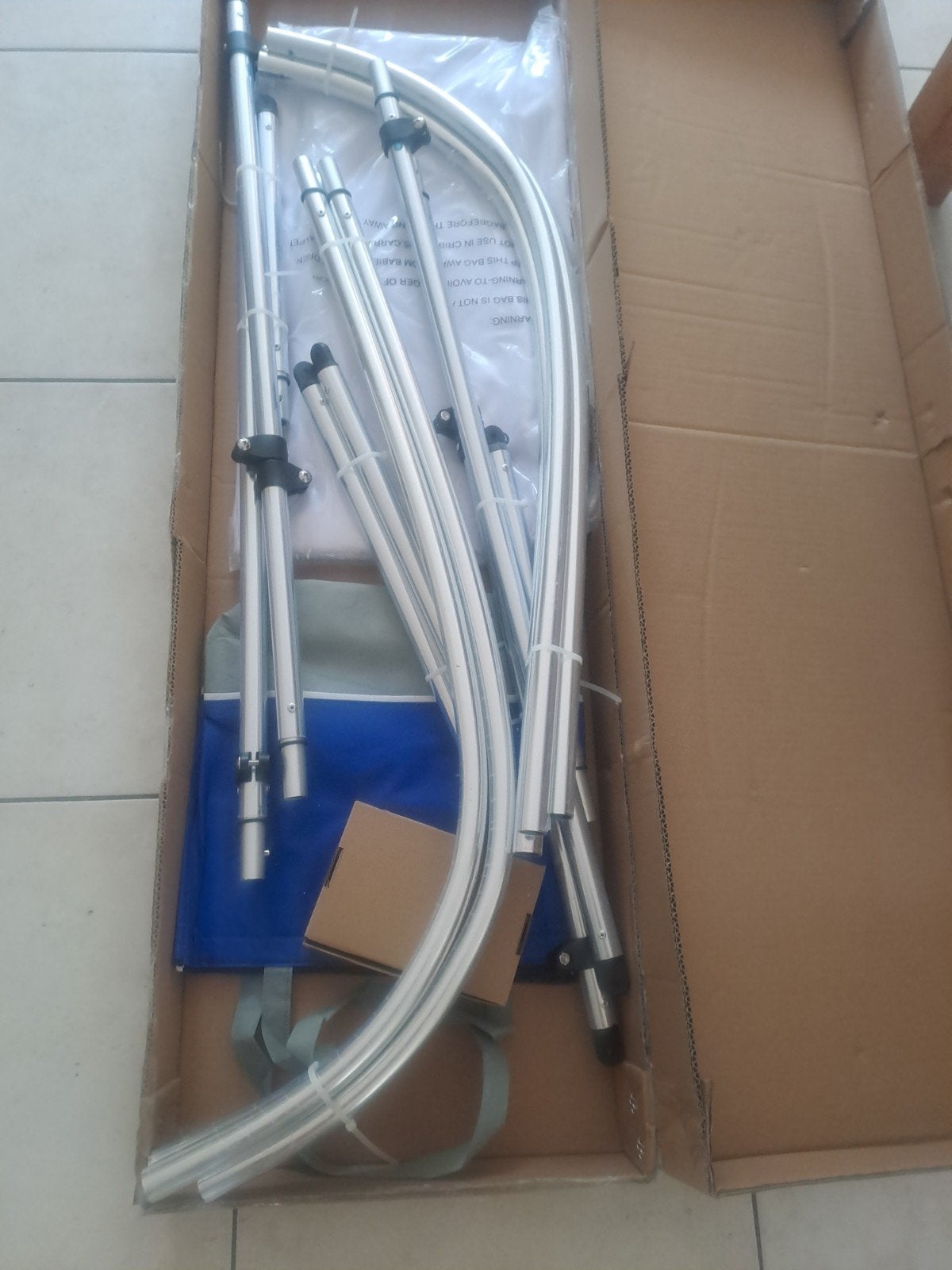 Biminitop 1.65cm en 1.70m breed., Ophalen of Verzenden, Gebruikt, Overige typen