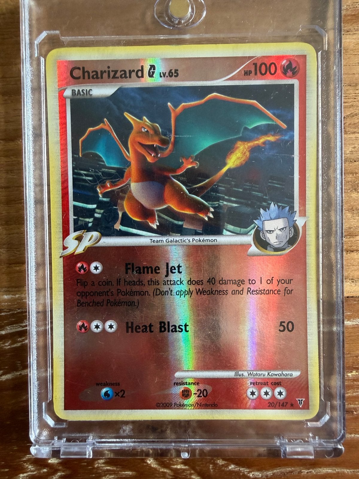 Charizard G Lv.65 Pokémon Kaart (20/147) - Foil, Verzenden, Zo goed als nieuw, Losse kaart, Foil
