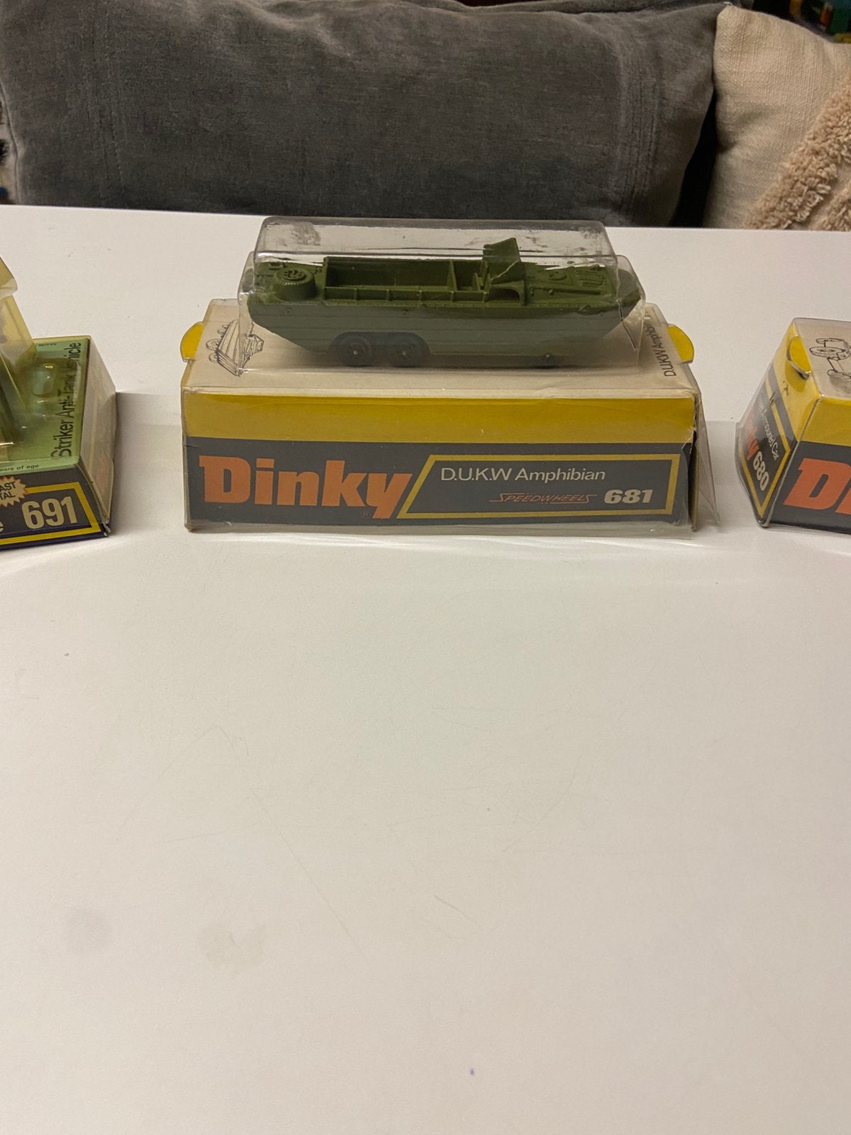 Dinky militair set van 2 dinky modellen 680 ,681, Ophalen of Verzenden, Zo goed als nieuw, Auto, Dinky Toys