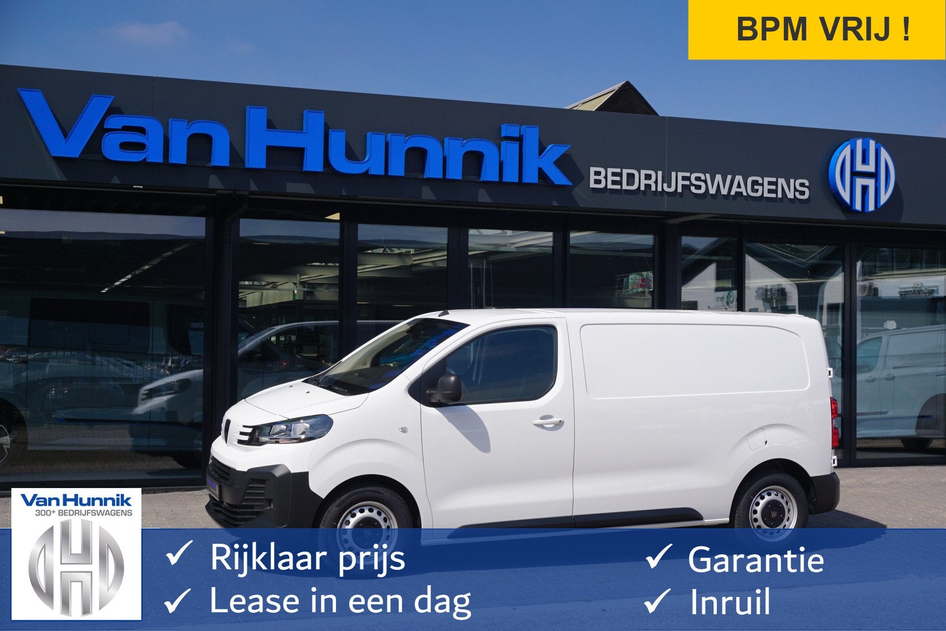 Peugeot Expert 2.0D 180PK EAT8 AUT L2H1 BPM VRIJ! Navi, Came, Parkeersensor, Gebruikt, 4 cilinders, 2000 kg