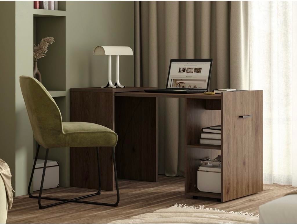 Bureau uitklapbaar, Gebruikt, Hout, Bruin, Ophalen of Verzenden