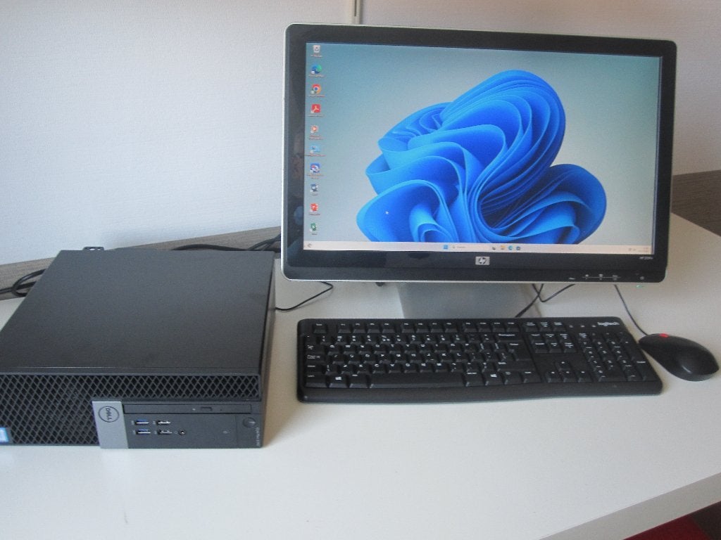 Dell Optiplex 3040 i5-6500 16gb 128gb SSD + 500gb + 22 inch, Met monitor, Ophalen of Verzenden, Zo goed als nieuw, Dell