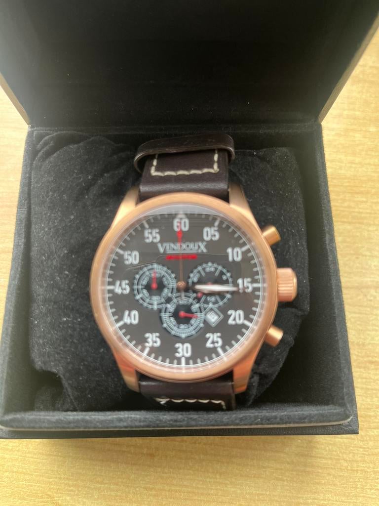 vendoux  horloge te koop, Sieraden, Tassen en Uiterlijk, Horloges | Dames, Ophalen, Zo goed als nieuw, Staal, Overige merken