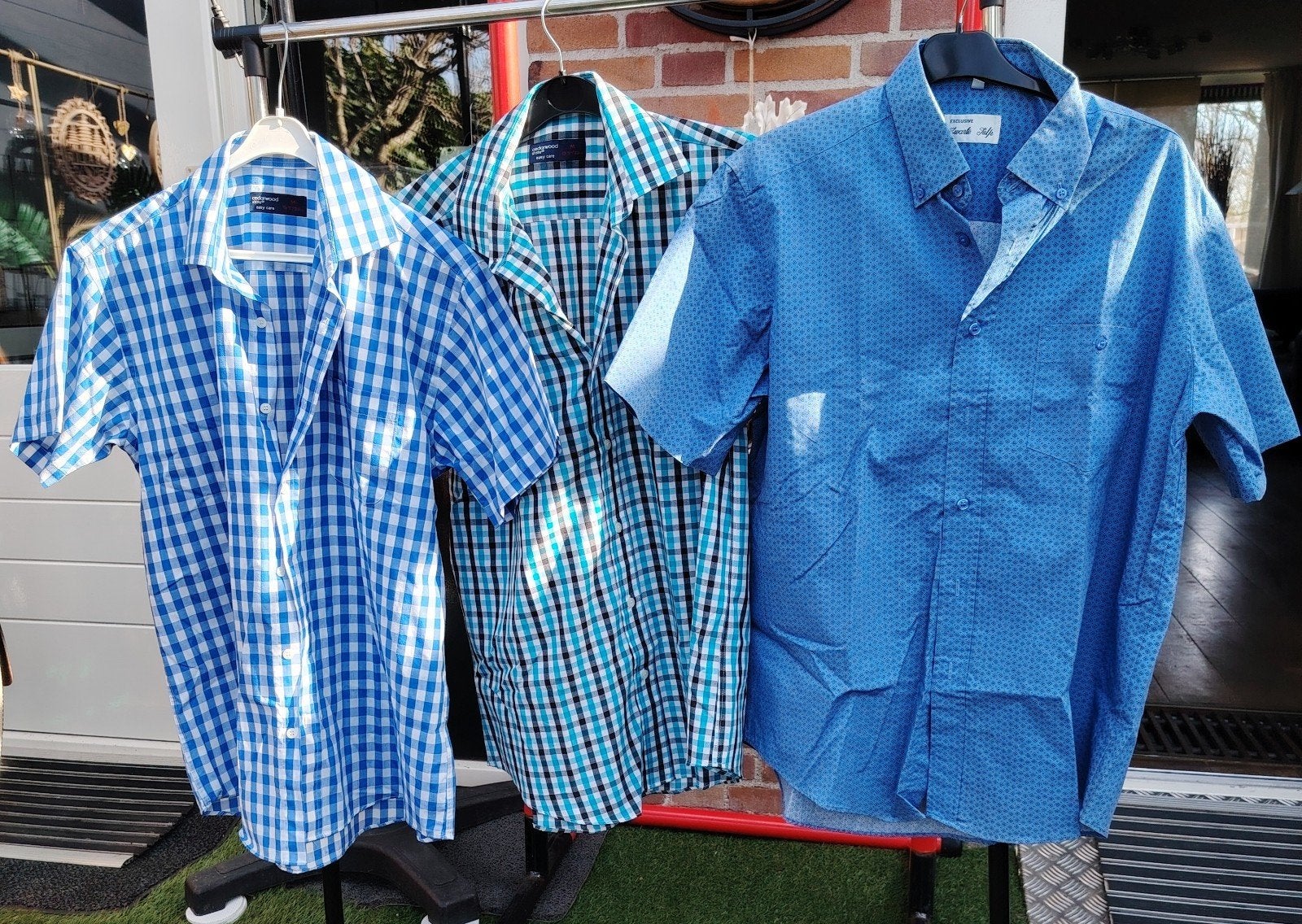 Heren kleding bijna gratis, Ophalen