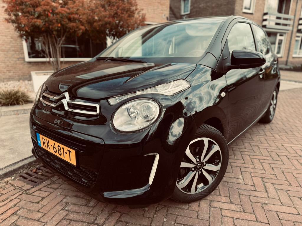 Citroën C1 1.0 VTi Airscape 68PK S&S 5D 2018 Zwart, Auto's, Voorwielaandrijving, 4 stoelen, C1, Zwart
