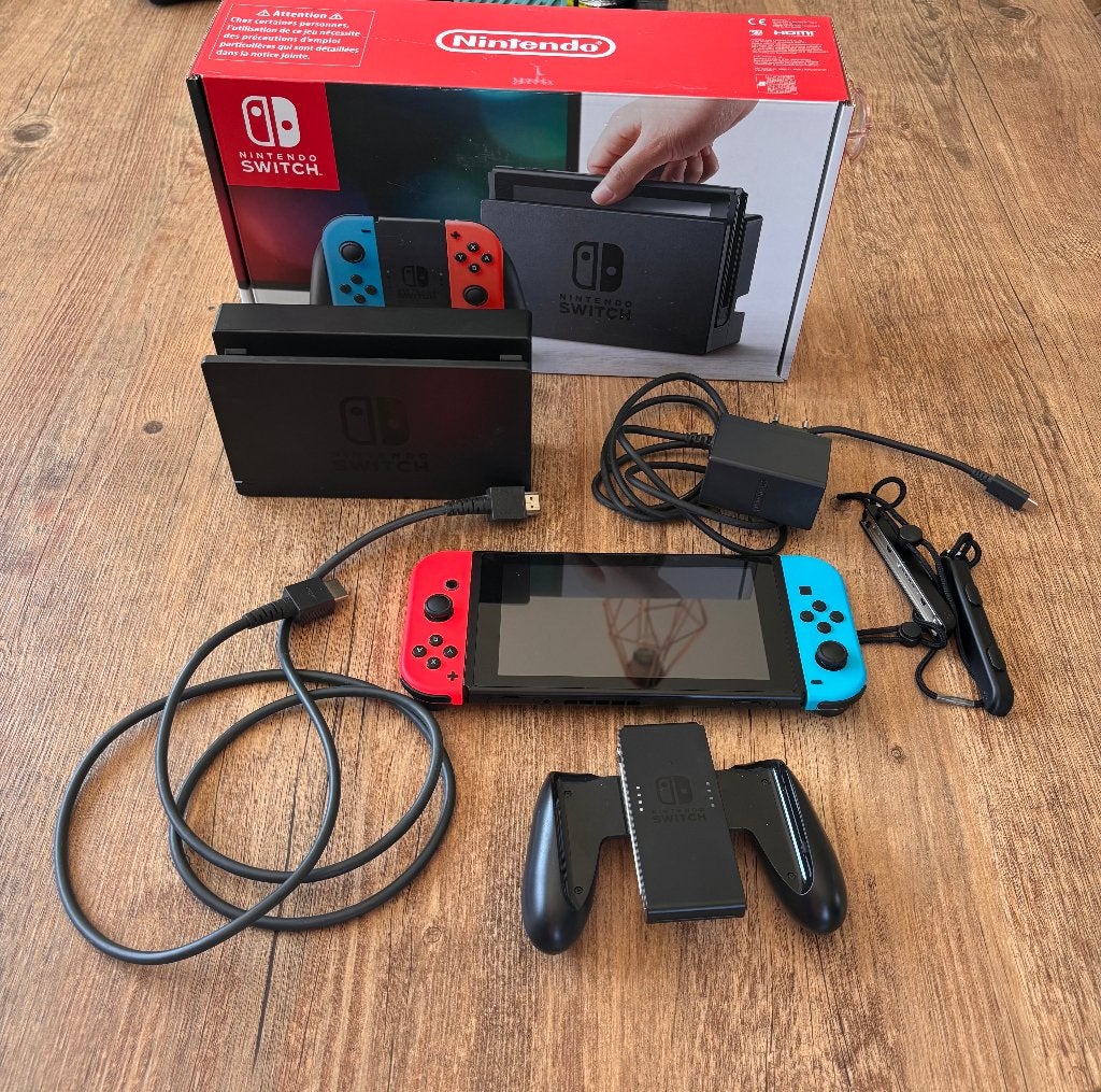 Nintendo switch met Ring fit adventure, Ophalen, Zonder controller, Switch Original, Gebruikt