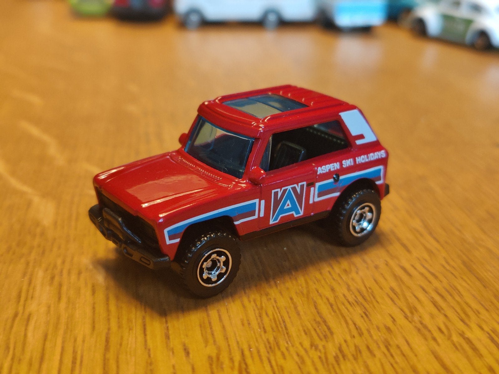 Matchbox MBX Field Car ROOD, Ophalen of Verzenden, Zo goed als nieuw, Auto