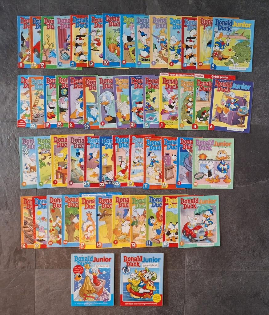 53 x Donald Duck Junior, Ophalen of Verzenden, Gelezen